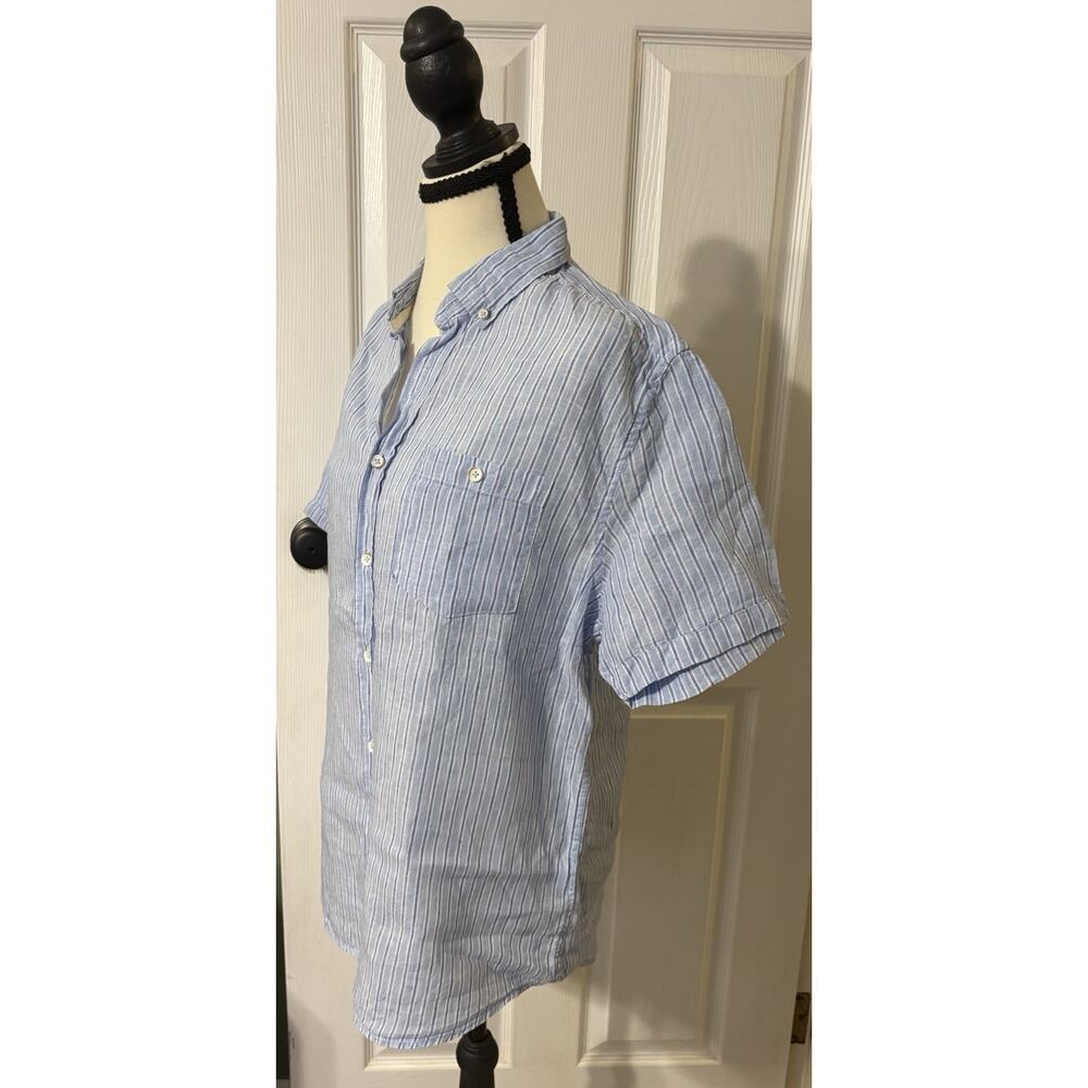 Report Collection Men's Button Down Large 100% Li… - image 3